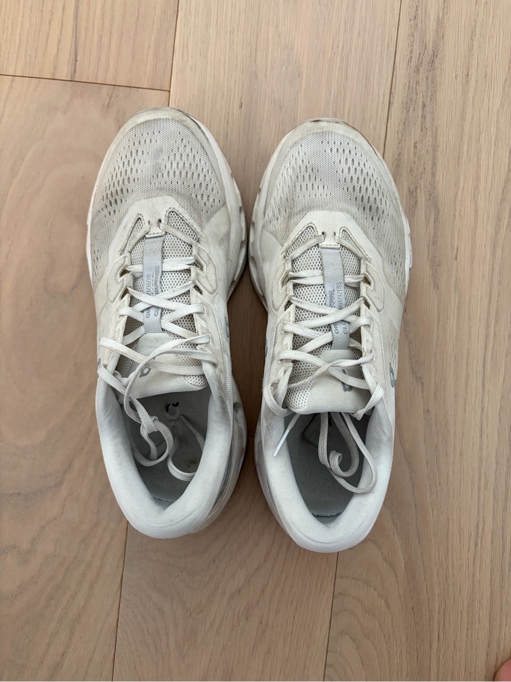 On Running Men's White/Off-White Running Sneakers